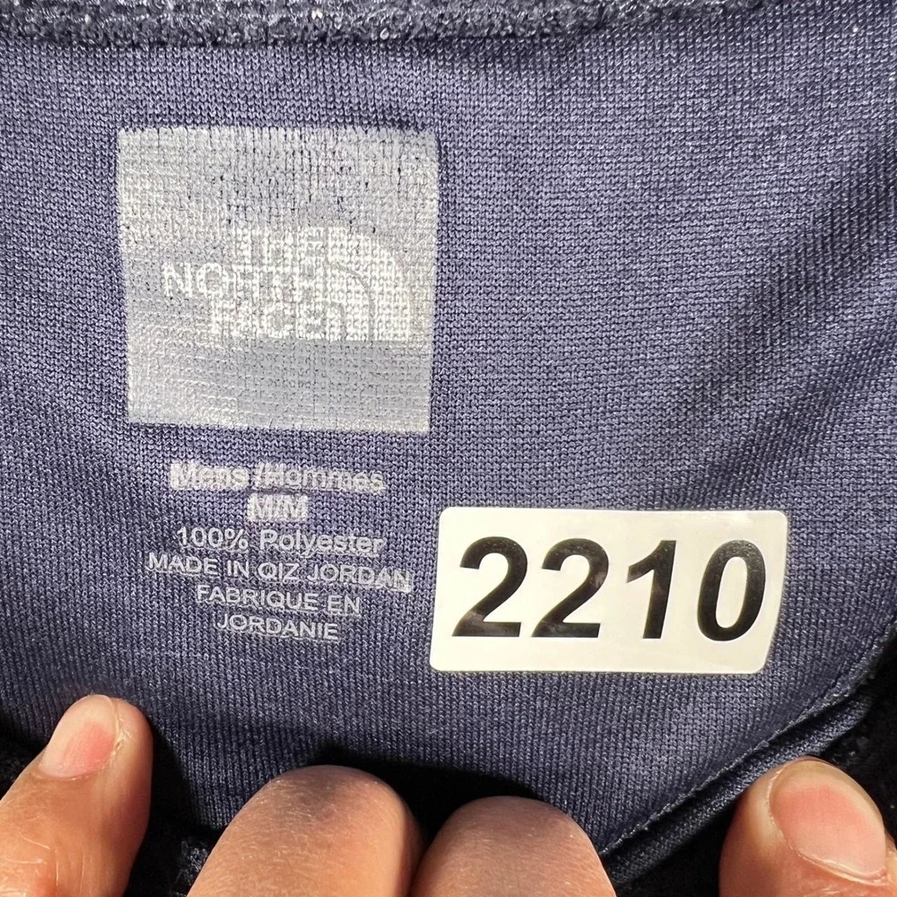 The North Face Mens Navy Blue Performance Long Sleeve Crewneck Shirt Size‎ M
